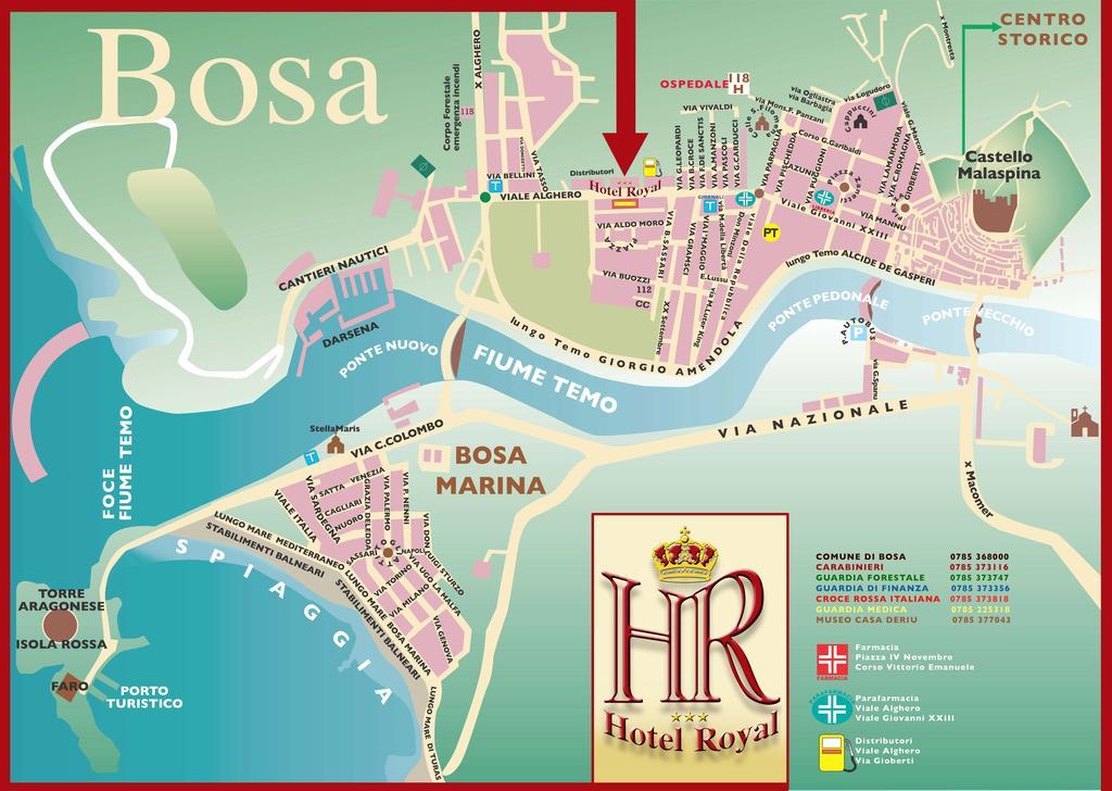 Hotel Royal Bosa Exterior foto